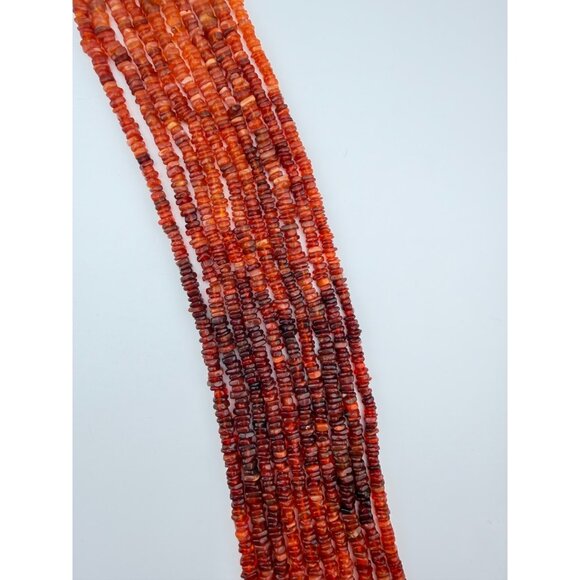 Vtg. Tiffany & Co. 18k Fire Opal Torsade Necklace by Paloma Picasso Yellow Gold - Picture 8 of 9